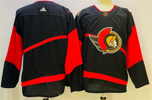 Ottawa Senators Blank Black Stitched Jersey