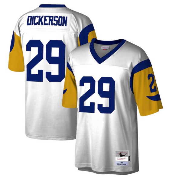 Los Angeles Rams #29 Eric Dickerson White 1984 Stitched Jersey