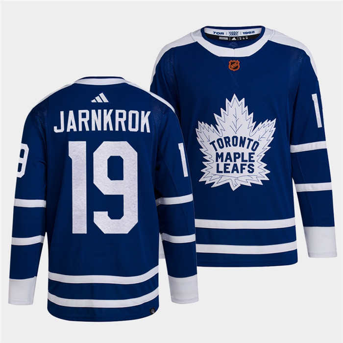 Toronto Maple Leafs #19 Calle Jarnkrok Blue 2022 Reverse Retro Stitched Jersey