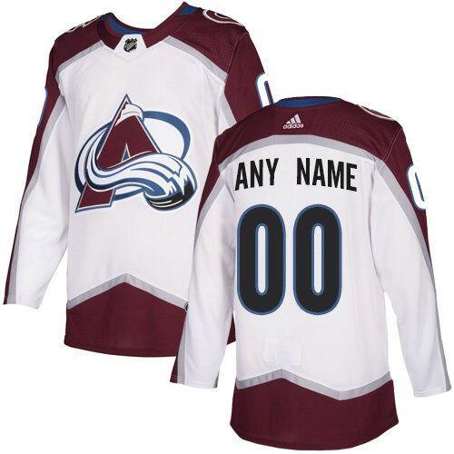 Colorado Avalanche Custom 2022 White Stanley Cup Final Patch Stitched Jersey