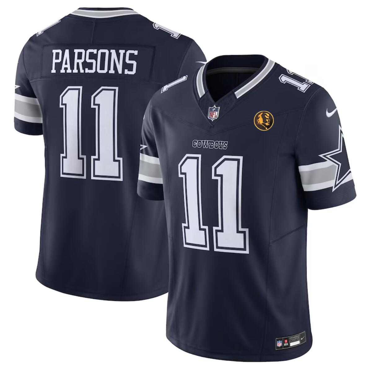 Dallas Cowboys #11 Micah Parsons Navy 2023 F.U.S.E. With John Madden Patch Vapor Limited Stitched Jersey