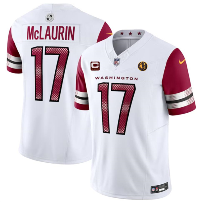 Washington Commanders #17 Terry McLaurin 2023 F.U.S.E. With John Madden Patch Vapor Limited Stitched Jersey