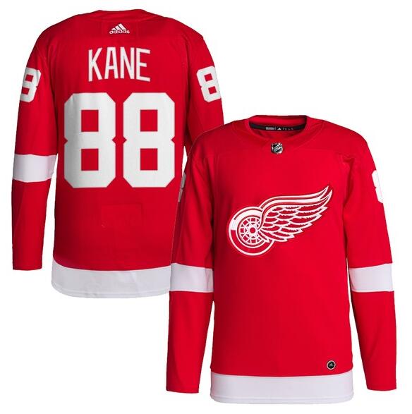 Detroit Red Wings #88 Patrick Kane Red Stitched Jersey