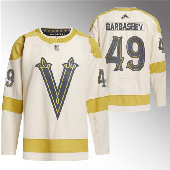 Vegas Golden Knights #49 Ivan Barbashev Cream 2024 Winter Classic Breakaway Stitched Jersey