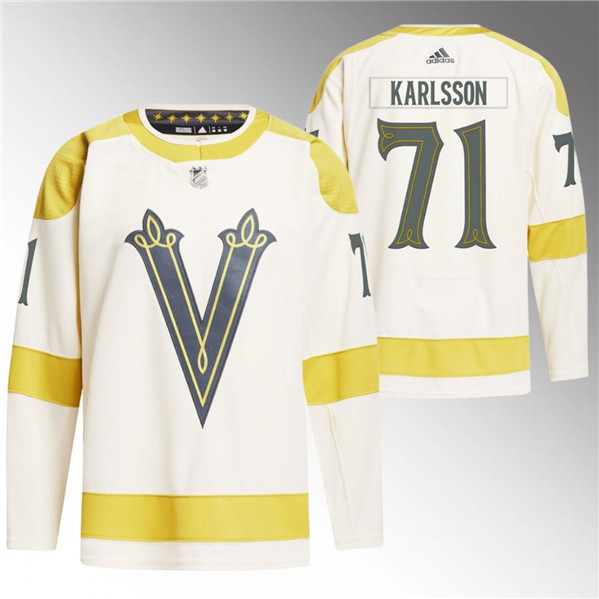 Vegas Golden Knights #71 William Karlsson Cream 2024 Winter Classic Primegreen Stitched Jersey