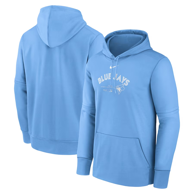 Toronto Blue Jays Light Blue Collection Practice Performance Pullover Hoodie