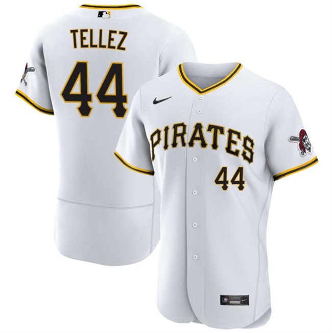 Pittsburgh Pirates #44 Rowdy Tellez White Flex Base Stitched Jersey