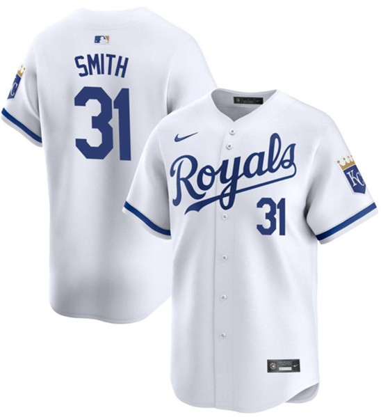 Kansas City Royals #31 Will Smith White 2024 Home Limited Cool Base Stitched Jersey