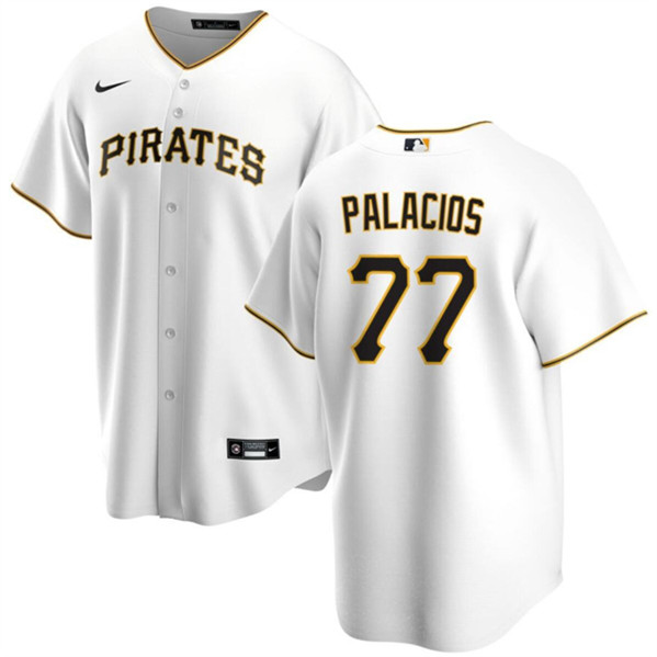 Pittsburgh Pirates #77 Joshua Palacios White Cool Base Stitched Jersey