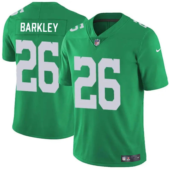 Philadelphia Eagles #26 Saquon Barkley Kelly Green Vapor Untouchable Limited Stitched Jersey