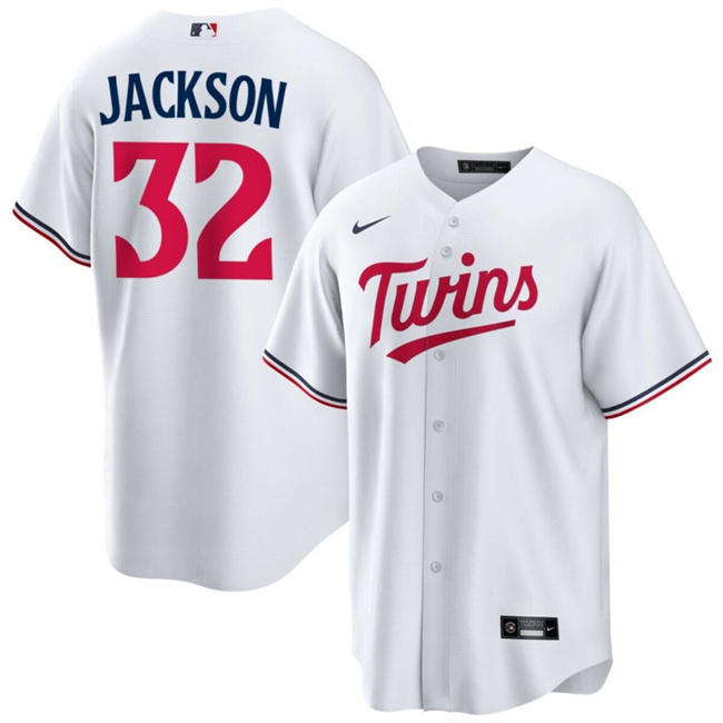 Minnesota Twins #32 Jay Jackson White Cool Base Stitched Jersey