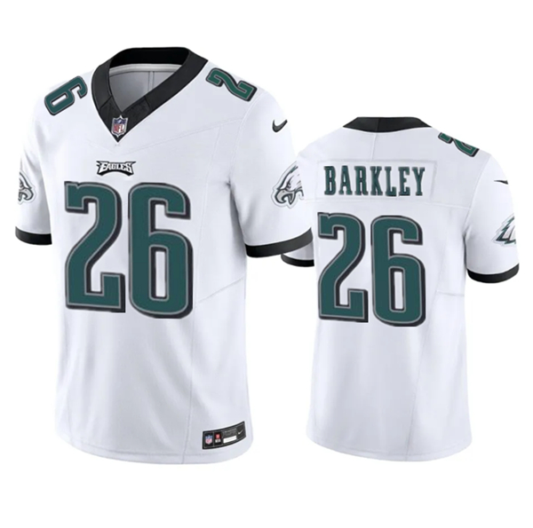 Philadelphia Eagles #26 Saquon Barkley White 2023 F.U.S.E. Vapor Untouchable Limited Stitched Jersey