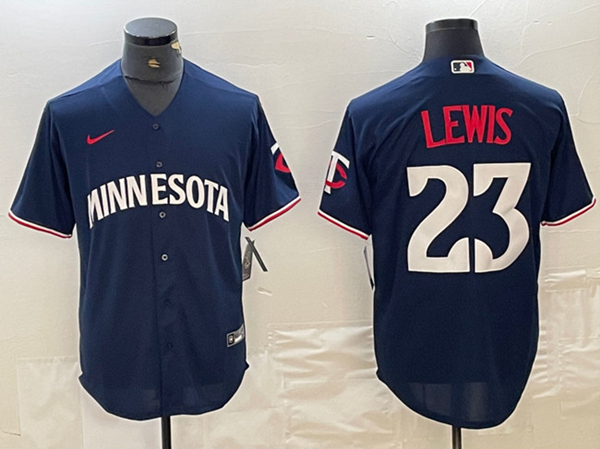 Minnesota Twins #23 Royce Lewis Navy Cool Base Stitched Jersey