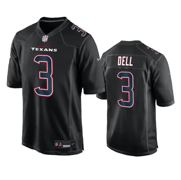 Houston Texans #3 Tank Dell Black Fashion Vapor Untouchable Limited Stitched Jersey