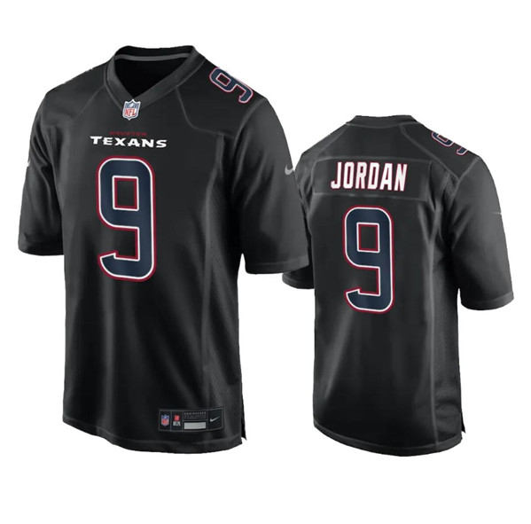 Houston Texans #9 Brevin Jordan Black Fashion Vapor Untouchable Limited Stitched Jersey