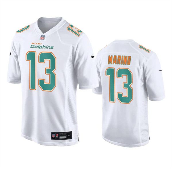Miami Dolphins #13 Dan Marino White Fashion Vapor Untouchable Stitched Jersey