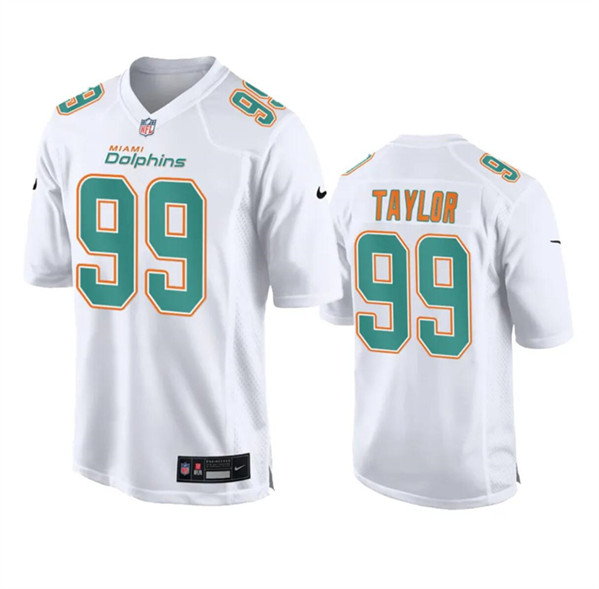 Miami Dolphins #99 Jason Taylor White Fashion Vapor Untouchable Stitched Jersey