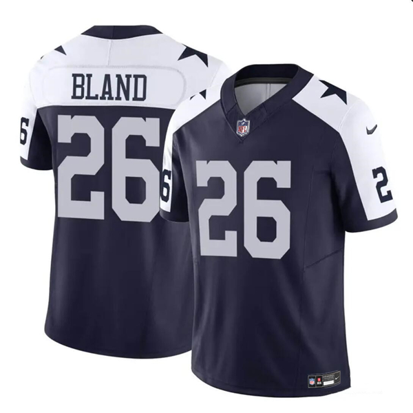 Dallas Cowboys #26 DaRon Bland White Navy 2023 F.U.S.E. Vapor Untouchable Limited Stitched Jersey