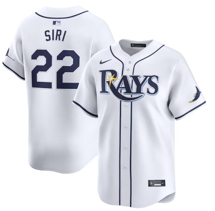 Tampa Bay Rays #22 Jose Siri White Home Limited Stitched Jersey