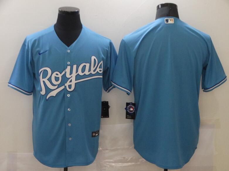 Kansas City Royals Blank Light Blue 2024 Alternate Limited Stitched Jersey