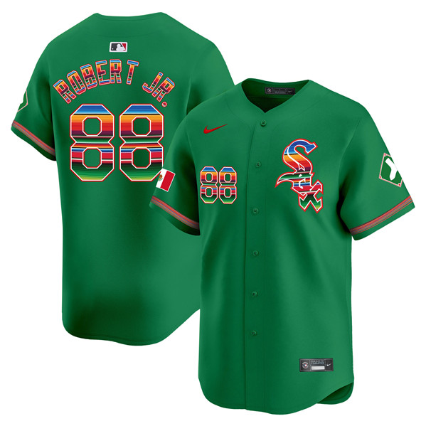 Chicago White Sox #88 Luis Robert Jr. Green Mexico Vapor Premier Limited Stitched Jersey