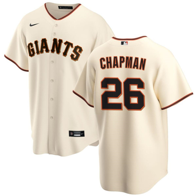 San Francisco Giants #26 Matt Chapman Cream Cool Base Stitched Jersey