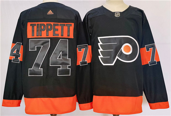 Philadelphia Flyers #74 Owen Tippett Black Stitched Jersey