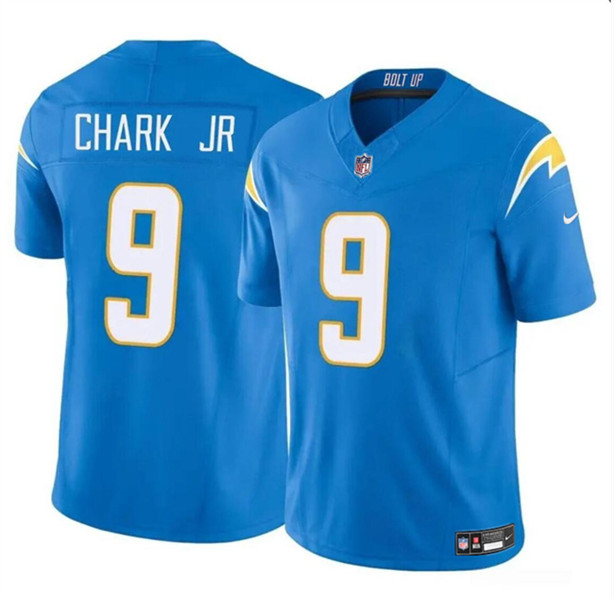Los Angeles Chargers #9 DJ Chark Jr Blue 2024 F.U.S.E. Vapor Limited Stitched Jersey