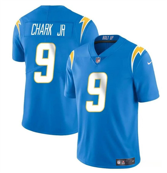 Los Angeles Chargers #9 DJ Chark Jr Blue 2024 Vapor Limited Stitched Jersey