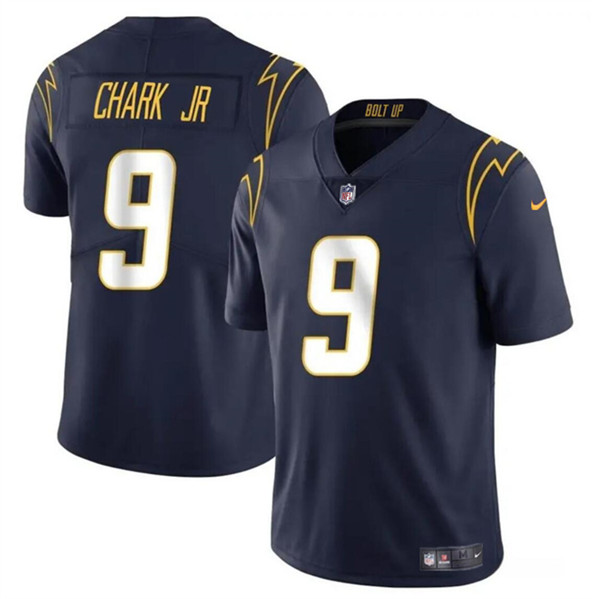 Los Angeles Chargers #9 DJ Chark Jr Navy 2024 Vapor Limited Stitched Jersey