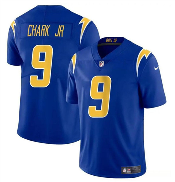 Los Angeles Chargers #9 DJ Chark Jr Royal 2024 Vapor Limited Stitched Jersey