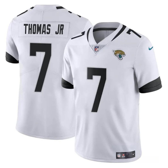 Jacksonville Jaguars #7 Brian Thomas Jr White 2024 Draft Vapor Untouchable Limited Stitched Jersey