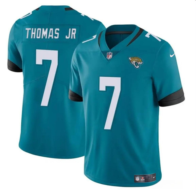Jacksonville Jaguars #7 Brian Thomas Jr Teal 2024 Draft Vapor Untouchable Limited Stitched Jersey
