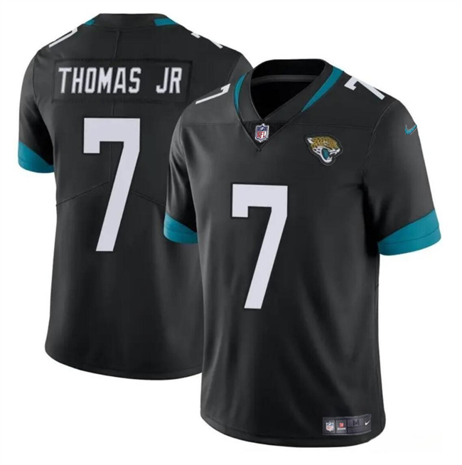 Jacksonville Jaguars #7 Brian Thomas Jr Black 2024 Draft Vapor Untouchable Limited Stitched Jersey