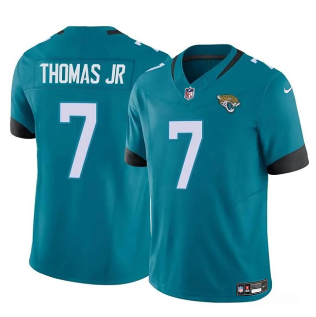 Jacksonville Jaguars #7 Brian Thomas Jr Teal 2024 Draft F.U.S.E Vapor Untouchable Limited Stitched Jersey