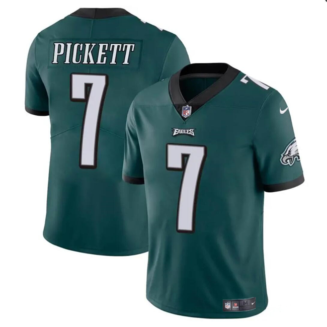 Philadelphia Eagles #7 Kenny Pickett Green Vapor Untouchable Limited Stitched Jersey