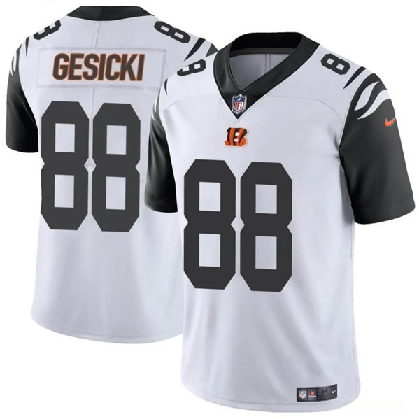 Cincinnati Bengals #88 Mike Gesicki White Vapor Untouchable Limited Stitched Jersey