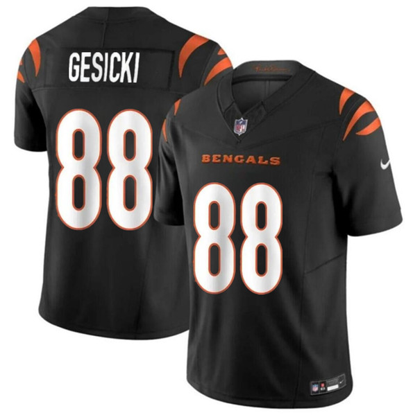 Cincinnati Bengals #88 Mike Gesicki Black 2024 F.U.S.E. Vapor Untouchable Limited Stitched Jersey
