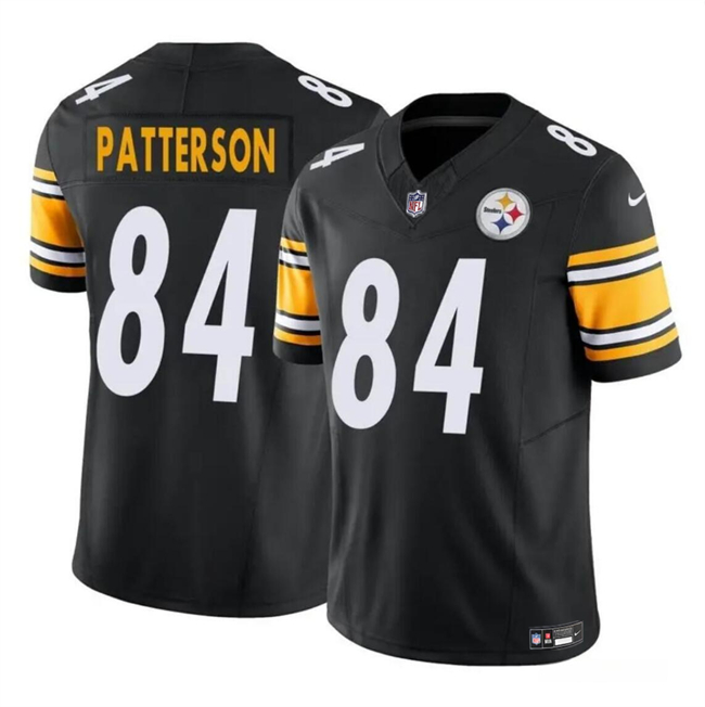 Pittsburgh Steelers #84 Cordarrelle Patterson Black 2024 F.U.S.E. Vapor Untouchable Limited Stitched Jersey