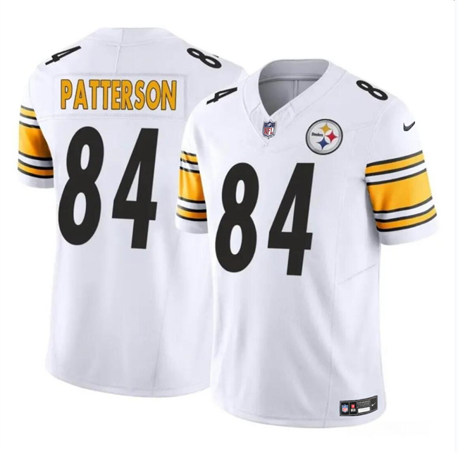 Pittsburgh Steelers #84 Cordarrelle Patterson White 2024 F.U.S.E Vapor Untouchable Limited Stitched Jersey