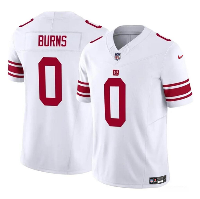 New York Giants #0 Brian Burns White 2023 F.U.S.E. Vapor Untouchable Limited Stitched Jersey