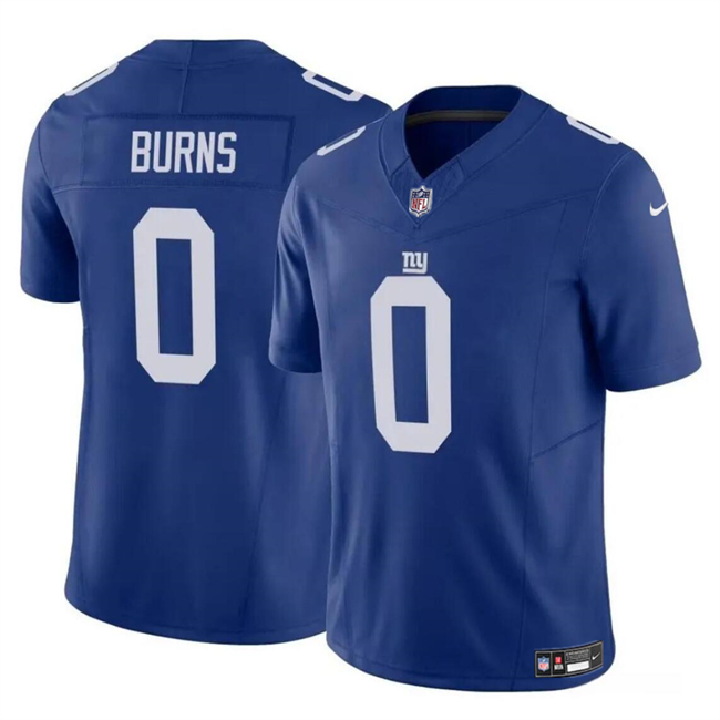 New York Giants #0 Brian Burns Blue 2023 F.U.S.E. Vapor Untouchable Limited Stitched Jersey