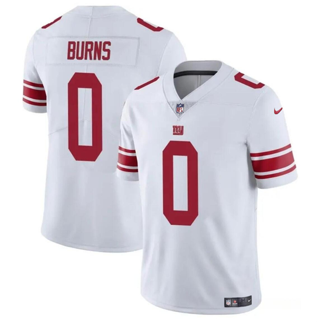 New York Giants #0 Brian Burns White Vapor Untouchable Limited Stitched Jersey