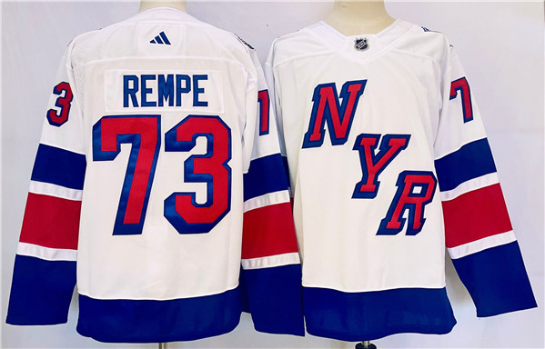 New York Rangers #73 Matt Rempe White 2023-2024 Stadium Series Stitched Jersey