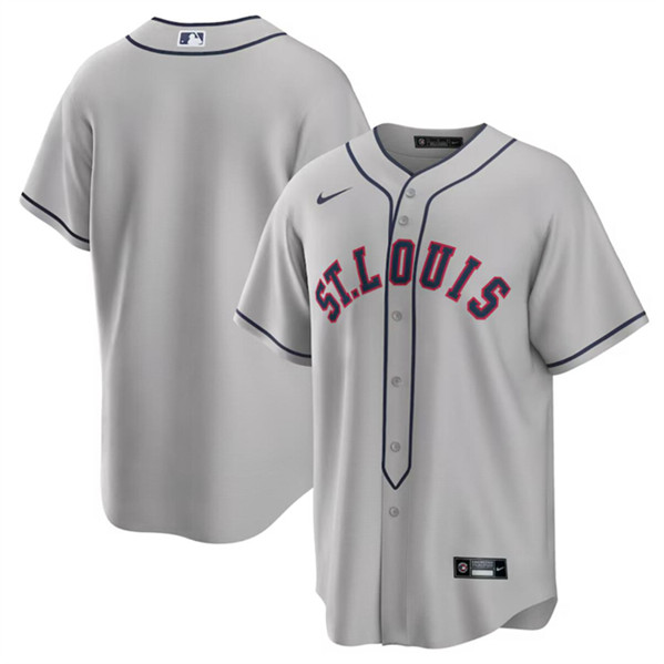 St. Louis Cardinals Blank Gray 2024 Rickwood Classic Stitched Jersey