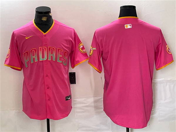 San Diego Padres Blank Pink Cool Base Stitched Jersey