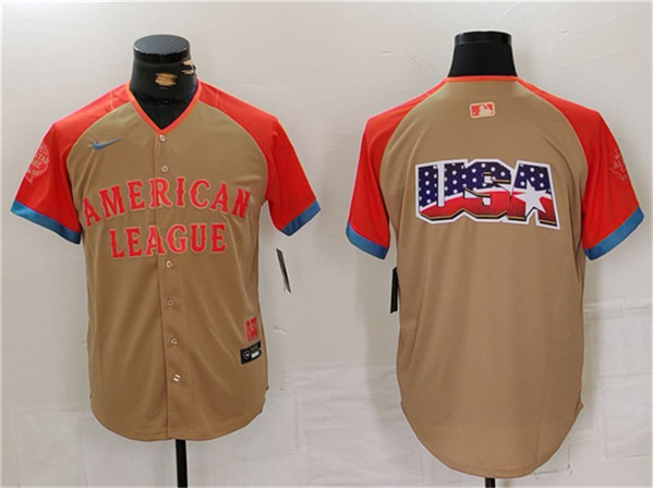 American League Cream 2024 All-Star Big Logo Limited Stitched Jersey