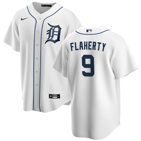 Detroit Tigers #9 Jack Flaherty White Cool Base Stitched Jersey