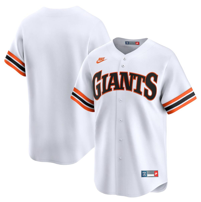 San Francisco Giants Blank White Cooperstown Collection Limited Stitched Jersey