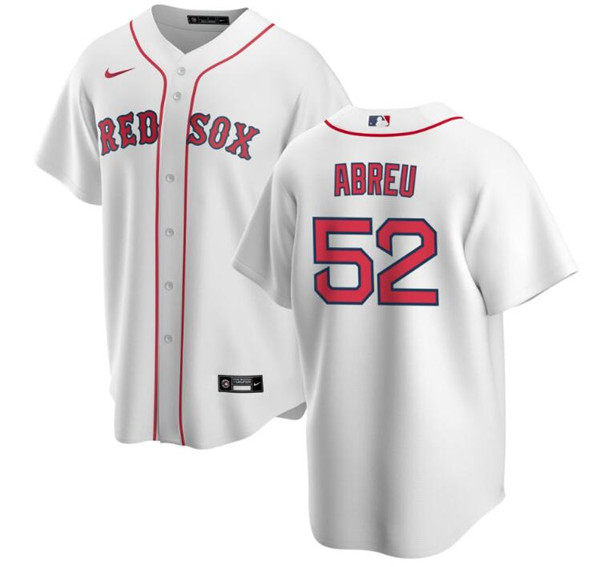 Boston Red Sox #52 Wilyer Abreu White Cool Base Stitched Jersey